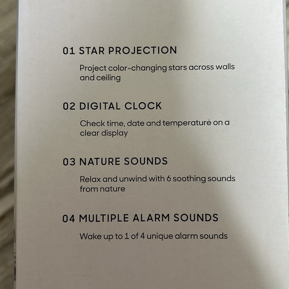 Sharper Image Projection Alarm Clock - Picture 3 of 5
